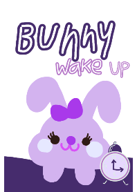 Bunny wake up purple