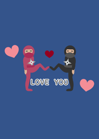 可愛爆笑忍者情侶檔