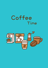 Daily coffee time(mint blue)