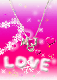 initial M&J(PINK)Theme pair