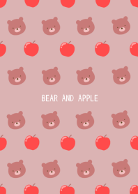 BEAR AND APPLE Theme-DUSTY PINK