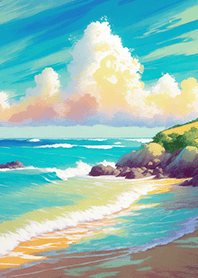 Beautiful real scenery(Summer-427)