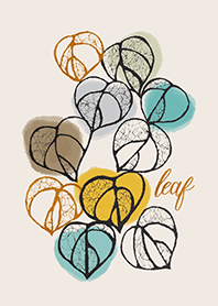 Leaf*M*01 -beige-