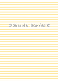 Simple Border Orange