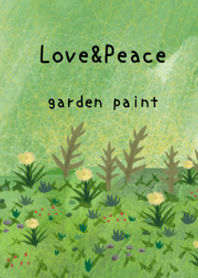Oil painting art [garden paint 178]