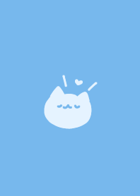 doodle cat2.(blue)