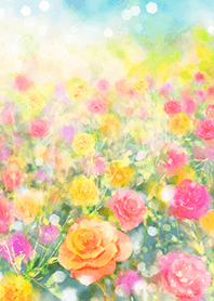 薔薇(バラ)の花の着せかえ(R3688)