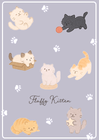 purple Fluffy Autumn Kittens 02_2
