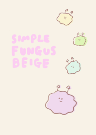 fungus beige simple.