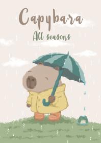 คาปิบาราและกบ