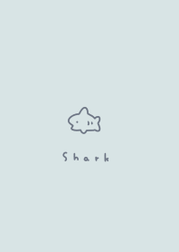 Tiny Shark / light blue WH