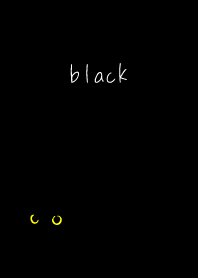 2 black cats on black