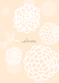 white line round flowers leaves20 Japan