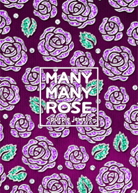 MANY MANY ROSE <purple jewel>