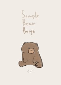 simple Bear - Beige -
