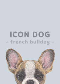 ICON DOG - french bulldog - PASTEL BL/02