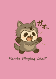 Roar! Wolf Panda|Sweet Pink#3