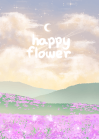 purple flower field