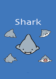 Blue : Simple shark.