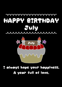 HAPPY BIRTHDAY THEME. -- July --