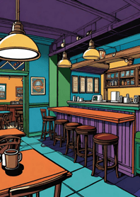 Cozy Coffee shop FE4EE9