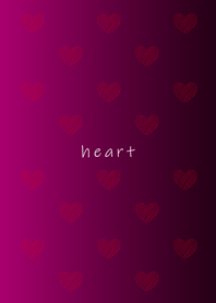 heart/wine red