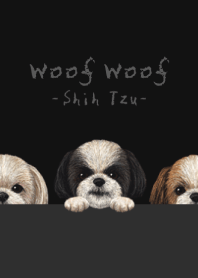 Woof Woof - Shih Tzu - BLACK/GRAY