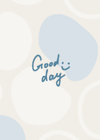 Simple 3 color Organic Circle Blue Japan