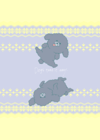 だらっとトイプー【ブラック・シルバー】