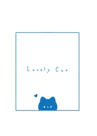 แมวดำ /blue white