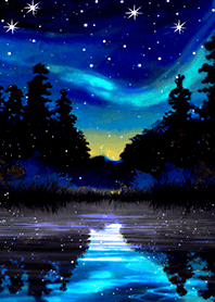 Beautiful starry night view#1071