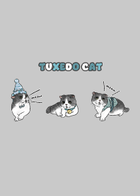 tuxedocat3 - grey