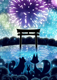 Colorful fireworks! from Japan