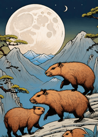 Ukiyo-e - Capybara 2386AB