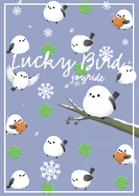 Long-tailed Tit Clover 2 purple2