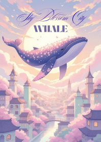Sky Blossom City Whale