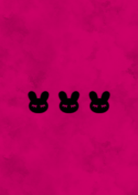 sleeping rabbit.(black1-10)