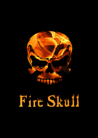 Fire Skull Black