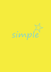 Simple Star - YELLOW -
