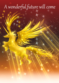 Golden shining unicorns fortune-up2.