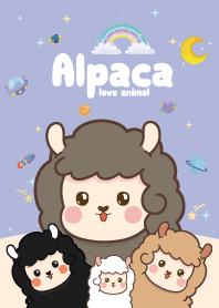 Alpaca Cutie Galaxy Violet