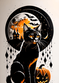 halloween cat b3a5D5
