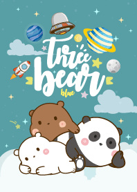 Bear Gang Galaxy Night Blue