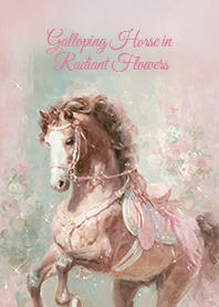 Radiant Running Horse Fantasy Sky