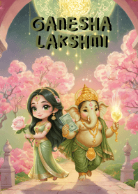 พระแม่ลักษมี-พระพิฆเนศ  โชคดี-ร่ำรวย