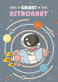 Misty Cat - Rocket Astronaut Grey