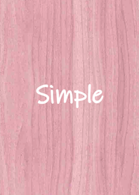 シンプルな木-ピンク