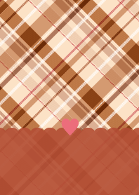 plaid and heart