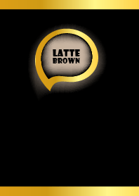 Latte Brown Gold Black Theme