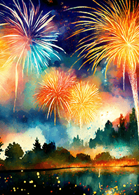 Beautiful Fireworks Theme#852